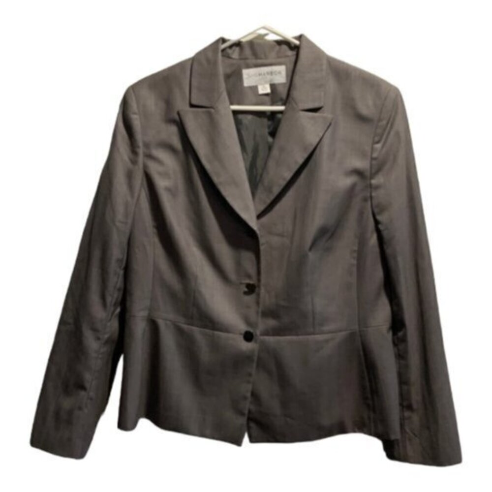 Plus Size Sag Harbor Suit Jacket ONLY Gray Size 18 GUC #3021
